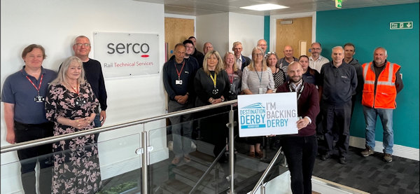 Serco backing Derby's bid