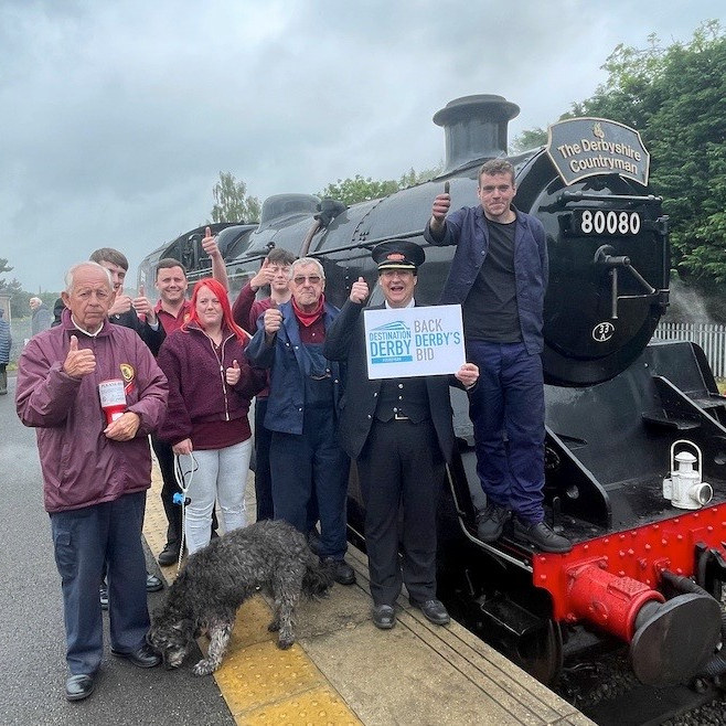 Wyvern Rail and Ecclesbourne Valley backing Derby's bid