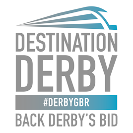 Destination Derby GBR - Back Derby's Bid - white square