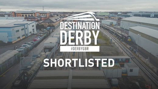 Destination Derby GBR shortlisted - view of train shed